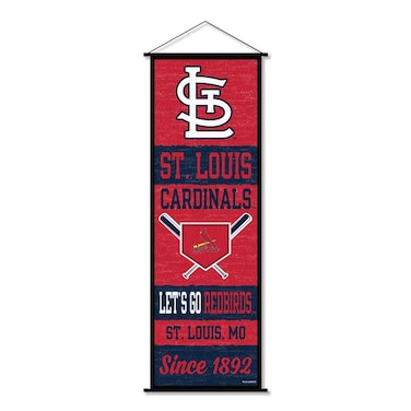 St. Louis Cardinals Banner and Scroll Sign