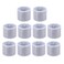 LIOOBO 10pcs Reflective Bands Wrist Arm Ankle Leg Safety Reflective Running Gear for Men Women Night Running Cycling Bicycle Silver