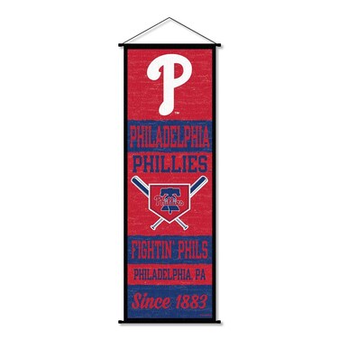Philadelphia Phillies Banner and Scroll Sign