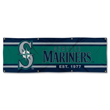 WinCraft Seattle Mariners Large 2x6 Foot Banner