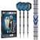 RED DRAGON Gerwyn Price Iceman Midnight Edition 20 Gram Premium Tungsten Softip Darts Set with Flights and Stems
