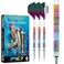 RED DRAGON Peter Snakebite Wright Diamond Fusion Spectron SE 23 Gram Premium Tungsten Steeltip Darts Set with Flights and Stems