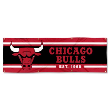 WinCraft Chicago Bulls Large 2x6 Foot Banner