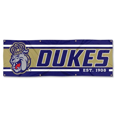 WinCraft James Madison Dukes Large 2x6 Foot Banner
