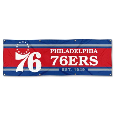 WinCraft Philadelphia 76ers Large 2x6 Foot Banner