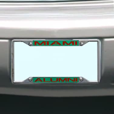 NCAA Miami Hurricanes License Plate Frame Alumni