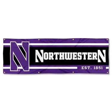 Northwestern Wildcats Large 2x6 Foot Banner