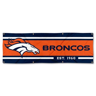 WinCraft Denver Broncos Large 2x6 Foot Banner