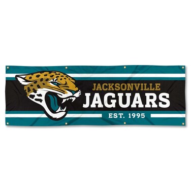 WinCraft Jacksonville Jaguars Large 2x6 Foot Banner