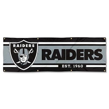 WinCraft Las Vegas Raiders Large 2x6 Foot Banner