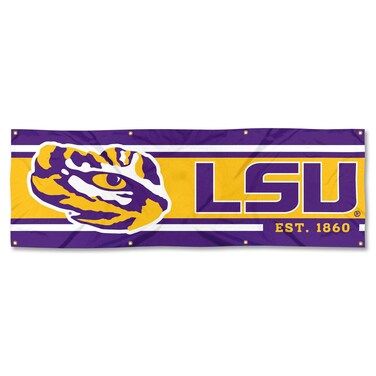 WinCraft Louisiana State LSU Tigers Large 2x6 Foot Banner