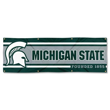 WinCraft Michigan State Spartans Large 2x6 Foot Banner