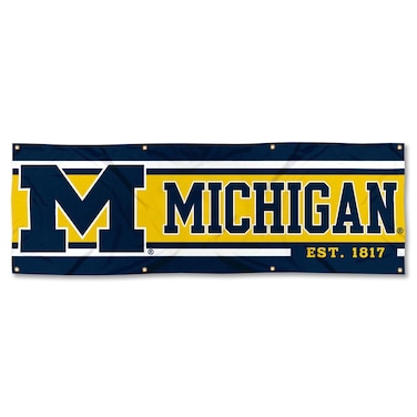 WinCraft Michigan Team University Wolverines Large 2x6 Foot Banner