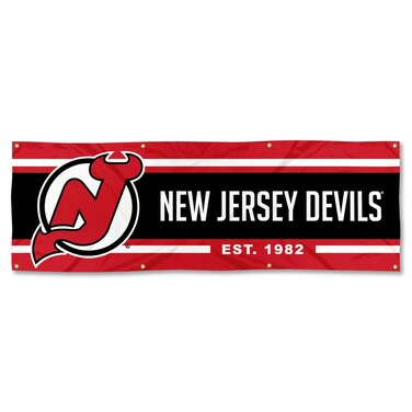 WinCraft New Jersey Devils Large 2x6 Foot Banner