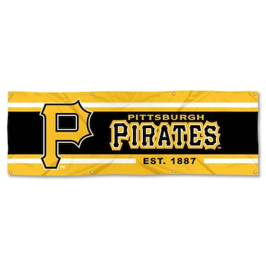 WinCraft Pittsburgh Pirates Large 2x6 Foot Banner