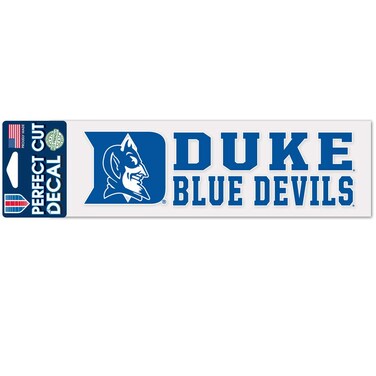 Wincraft NCAA Duke University WCR98194014 Perfect Cut Decals, 3" x 10