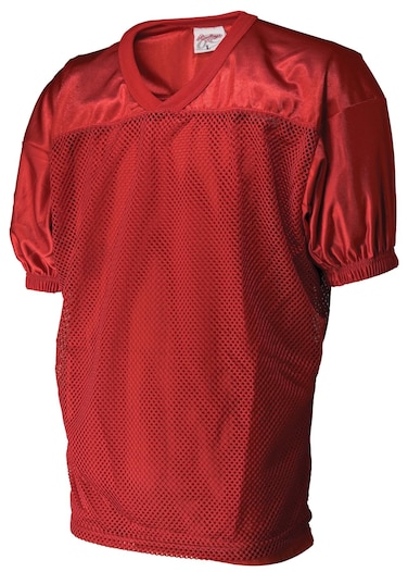 Rawlings Men's Fj9204 Football Jersey (Scarlet, Small)