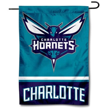 WinCraft Charlotte Hornets Double Sided Garden Flag