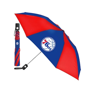 WinCraft NBA Fold Up Umbrella 76Ers