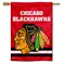 WinCraft Chicago Blackhawks Red Two Sided House Flag