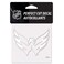 Wincraft NHL Washington Capitals Decal4x4 Perfect Cut White Decal, Team Colors, One Size