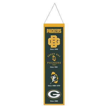 WinCraft Green Bay Packers 8" x 32" Evolution Banner