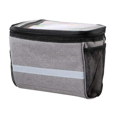LIOOBO Bike Handlebar Bag Bicycle Front Storage Bag Pouch Cycling Storage Basket Pack