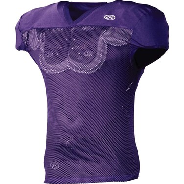 Rawlings Pro Cut Adult Adult Football Jersey MD Purple