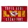 WinCraft Kansas City Chiefs 2022 2023 Super Bowl LVII Champions Flag Outdoor Indoor 3x5 Foot Banner