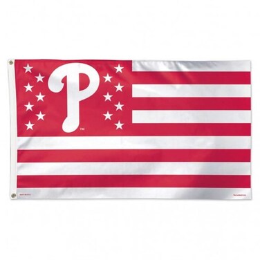 Wincraft MLB Philadelphia Phillies 02736115 Deluxe Flag, 3' x 5'