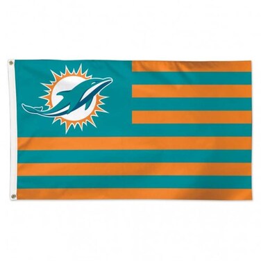 Wincraft NFL Miami Dolphins Flag3'x5' Flag, Team Colors, One Size