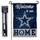 WinCraft Dallas Cowboys Welcome to Our Home Garden Flag and Flagpole Mount