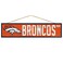 Wincraft NFL Denver Broncos SignWood Avenue Design, Team Color, 4x17