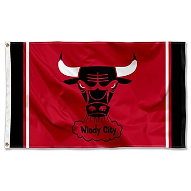 WinCraft Chicago Bulls Hardwood Vintage Retro Throwback Indoor Outdoor Flag