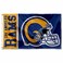 WinCraft Los Angeles Rams Vintage Helmet Flag Outdoor Indoor 3x5 Foot Banner