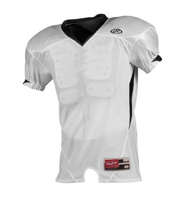 Rawlings Men's Fjmjd Football Jersey (White/Black, Medium)