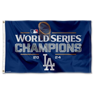 WinCraft Los Angeles Dodgers 2024 World Champions 3x5 Flag