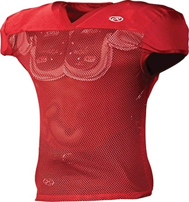 Rawlings   Adult Practice Football Jersey   Scarlet   X-Large