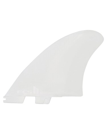 FCS II Modern Keel PC Twin Fin Set White