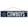 Wincraft NFL Dallas Cowboys SignWood Avenue Design, Team Color, 4x17