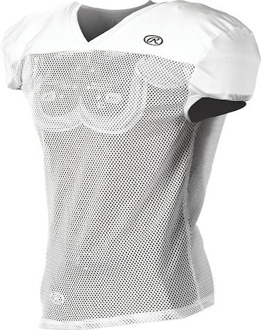 Rawlings   Premium Pro Cut Practice Football Jersey   White   Adult X-Large