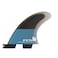 FCS II Performer PC Large Tranquil Blue Quad Rear Fins