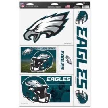 Wincraft NFL Philadelphia Eagles 03774051 Multi Use Decal, 11" x 17