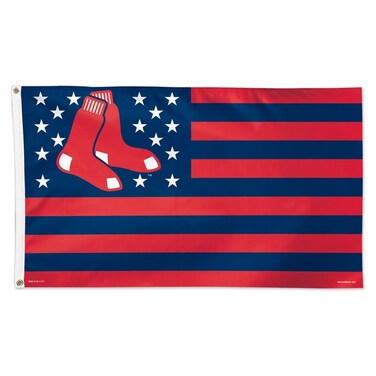 WinCraft MLB Boston Red Sox 02740115 Deluxe Flag, 3' x 5'