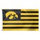 NCAA Iowa Hawkeyes Stars &amp; Stripes Flag Deluxe, 3 x 5-Foot