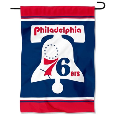 WinCraft Philadelphia 76ers Vintage Throwback Retro Classics Double Sided Garden Flag