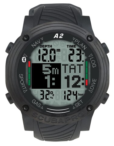 SCUBAPRO Aladin A2 Wrist Dive Computer with Rubber Strap