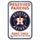 Wincraft MLB Houston Astros Plastic Sign, 11 x 17, Black