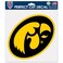 NCAA Iowa Hawkeyes 8-by-8 Inch Diecut Colored Decal