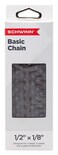 Schwinn Bike Chain, 1/2" X 1/8" Basic Chain, 112 Total Links, for Non-Derailleur Bikes, BMX, Fixies, Cruisers, Track, and Single Speed Bikes